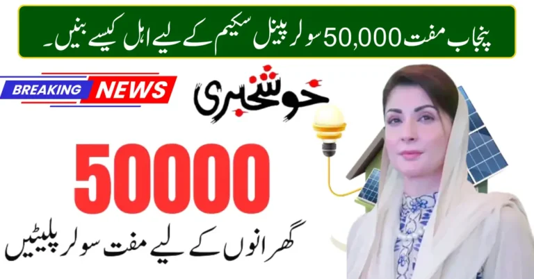 How to Become Eligible for the Punjab Free 50,000 Solar Panels Scheme